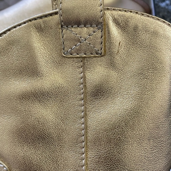 #48 - Marc Jacobs Gold Colored Boots.  Excellent Condition. New Shoe Smell. - Picture 2 of 16